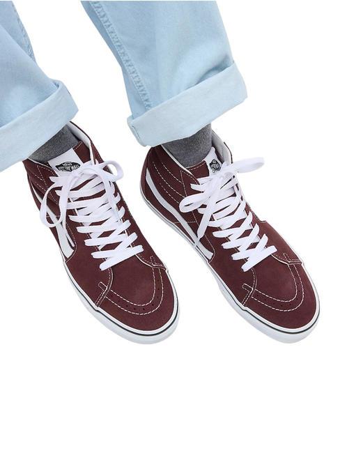 UA SK8-HI Leather sneakers color theory bitter chocolate - Unisex shoes