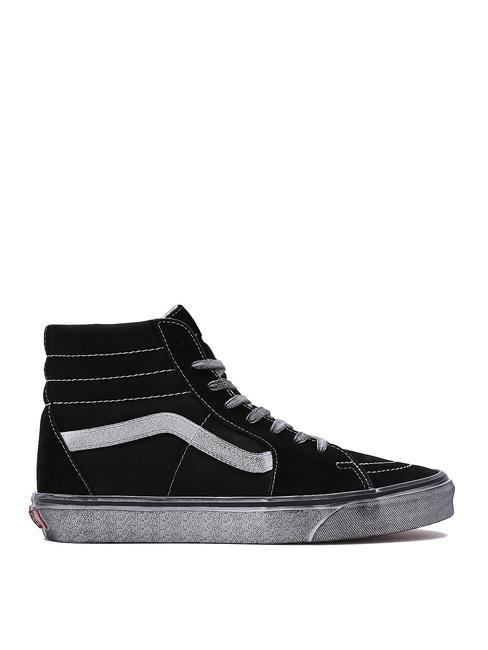 UA SK8-HI Leather sneakers stressed black/white - Unisex shoes