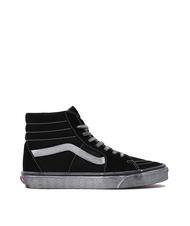VANS UA SK8-HI Leather sneakers stressed black/white - Unisex shoes - 2