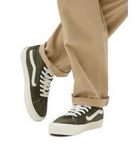 VANS UA SK8-HI VR3 High leather sneakers grape leaf - Unisex shoes - 5