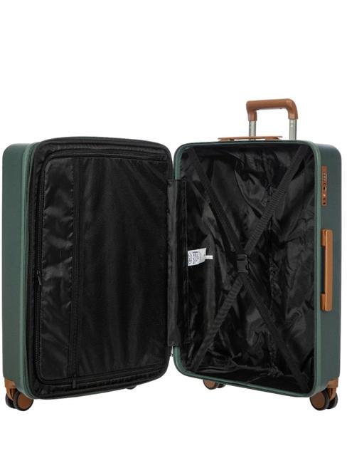 FERRARA Large, expandable trolley green - Rigid Trolley Cases