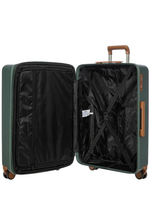 FERRARA Medium trolley, expandable green - Rigid Trolley Cases