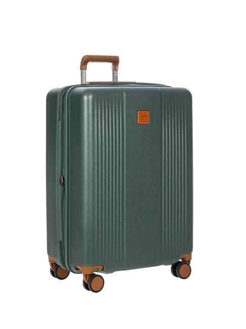 FERRARA Medium trolley, expandable green - Rigid Trolley Cases