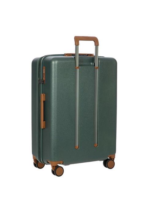FERRARA Medium trolley, expandable green - Rigid Trolley Cases