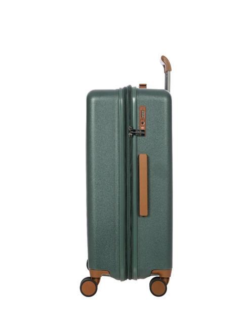 FERRARA Medium trolley, expandable green - Rigid Trolley Cases