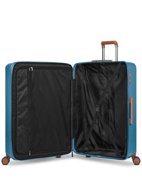 FERRARA Large, expandable trolley denim - Rigid Trolley Cases