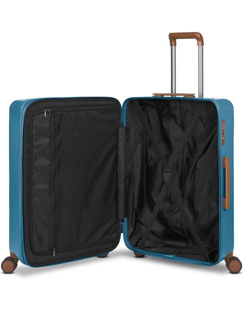 FERRARA Medium trolley, expandable denim - Rigid Trolley Cases