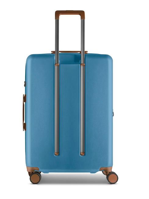 FERRARA Medium trolley, expandable denim - Rigid Trolley Cases