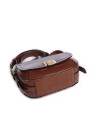 THE BRIDGE FEDERICA  Mini shoulder bag, in leather BROWN - Rigid Trolley Cases - 3