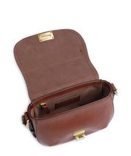 THE BRIDGE FEDERICA  Mini shoulder bag, in leather BROWN - Rigid Trolley Cases - 4