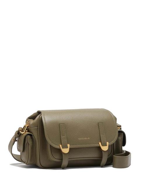 CAMPUS Mini shoulder bag, in leather laurel green - Women&rsquo;s Bags