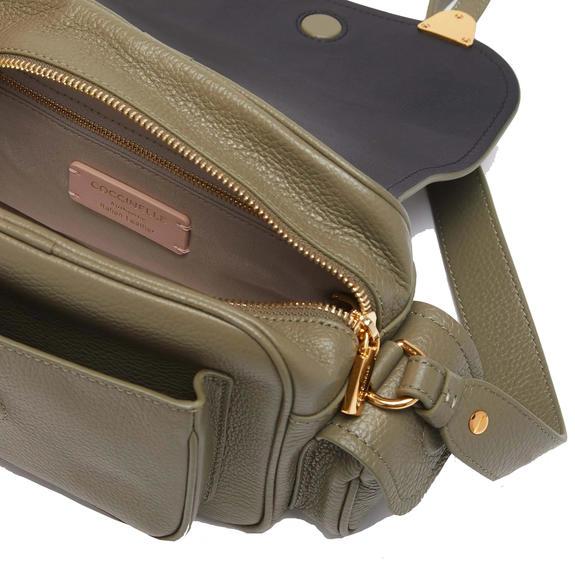 CAMPUS Mini shoulder bag, in leather laurel green - Women&rsquo;s Bags