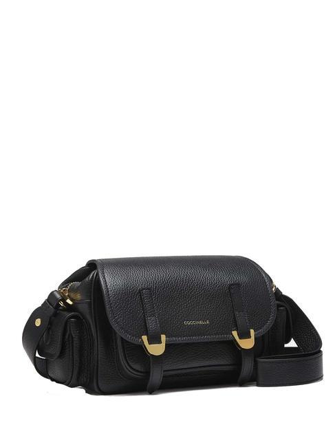 CAMPUS Mini shoulder bag, in leather Black - Women’s Bags