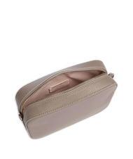 COCCINELLE TEBE Shoulder bag in textured leather warm taupe 2 - Women’s Bags - 4