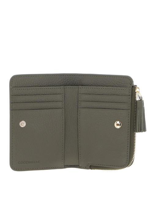 TASSEL Pebbled leather wallet laurel green - Women&rsquo;s Wallets