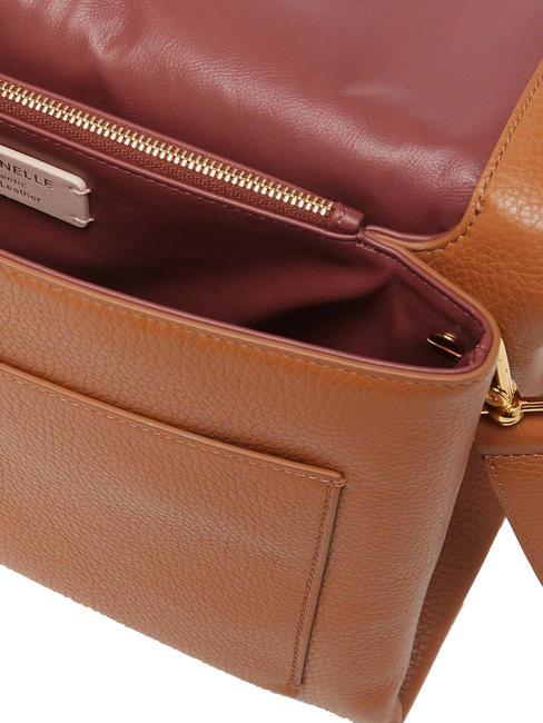 DORIAN Shoulder bag, in hammered leather CUIR - Women&rsquo;s Bags
