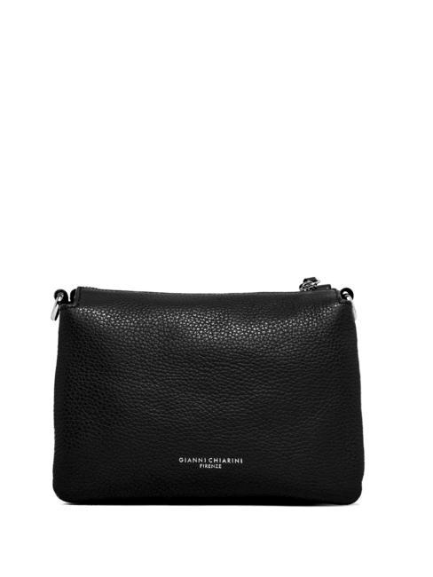 THREE  Mini shoulder bag, in leather Black - Women’s Bags