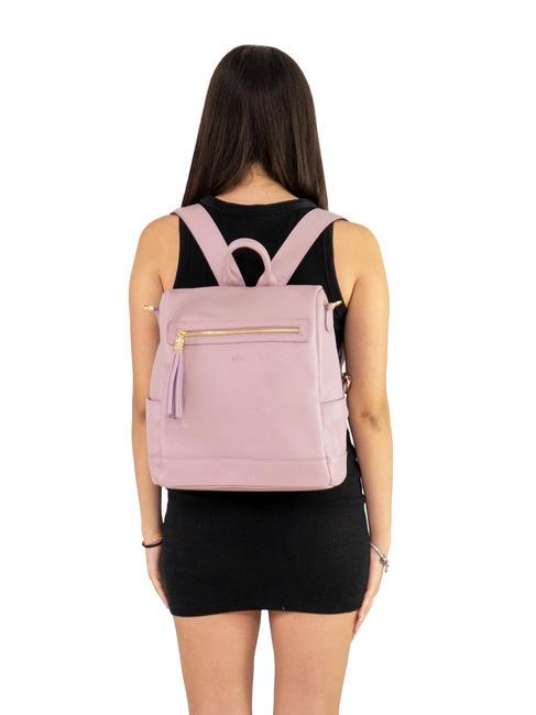 LILLA  Leather backpack millennial pink - Women’s Bags
