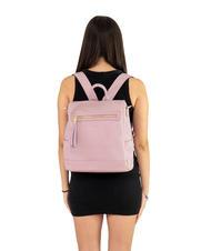 LESAC LILLA  Leather backpack millennial pink - Women’s Bags - 4