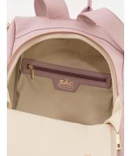 LESAC LILLA  Leather backpack millennial pink - Women’s Bags - 8