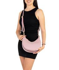 LESAC TULIPANO Shoulder bag, with shoulder strap, in leather millennial pink - Women’s Bags - 4