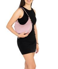 LESAC TULIPANO Shoulder bag, with shoulder strap, in leather millennial pink - Women’s Bags - 5