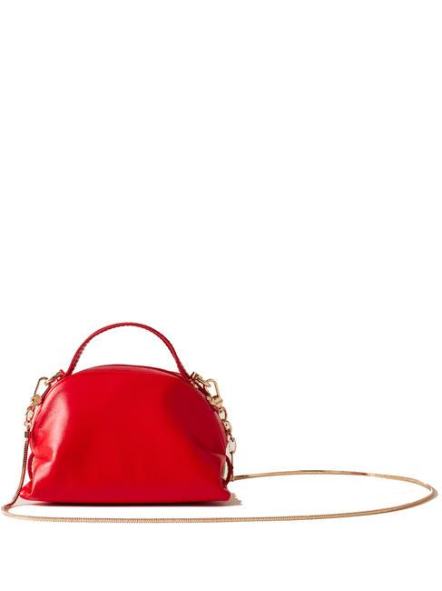 SEXY Micro shoulder bag, in leather cherry - Women&rsquo;s Bags