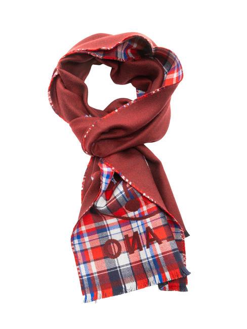 MILANO Wool scarf burgundy - Scarves
