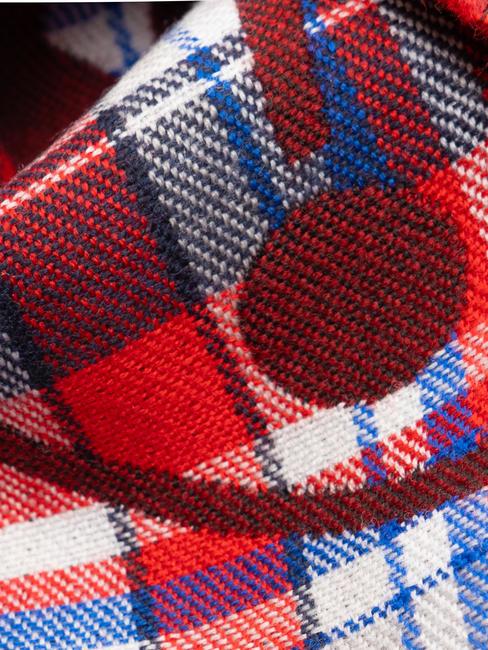 MILANO Wool scarf burgundy - Scarves