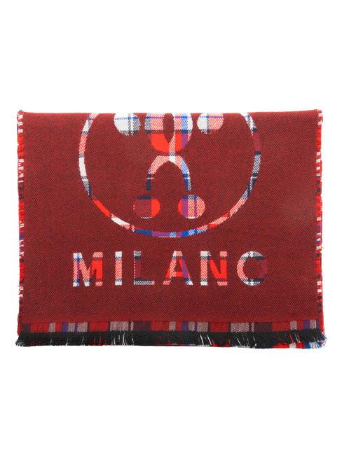 MILANO Wool scarf burgundy - Scarves