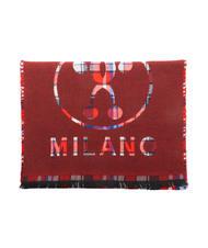 MOSCHINO MILANO Wool scarf burgundy - Scarves - 4