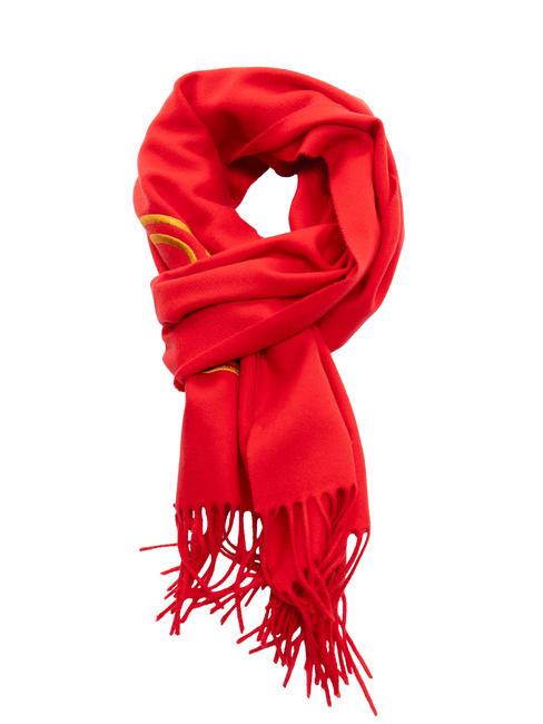 BEAR Wool scarf red - Scarves