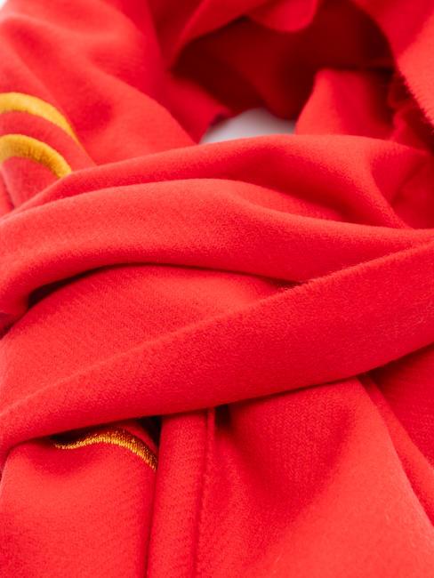 BEAR Wool scarf red - Scarves