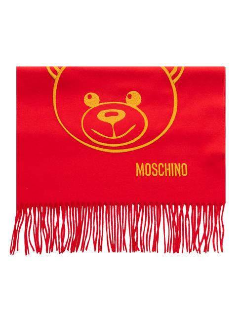 BEAR Wool scarf red - Scarves