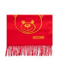 MOSCHINO BEAR Wool scarf red - Scarves - 4