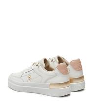 TOMMY HILFIGER LUX HARDWARE COURT  Leather sneakers ancient white - Women&rsquo;s shoes - 3