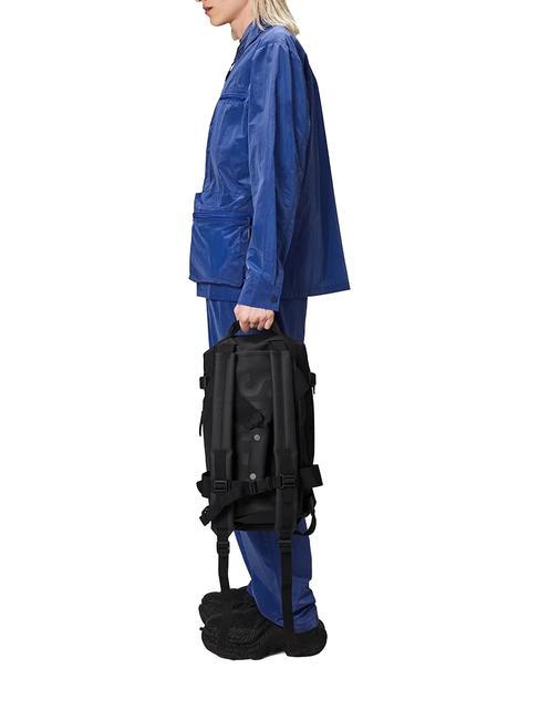 TEXEL  Backpack/Duffle bag with shoulder strap black - Duffle bags