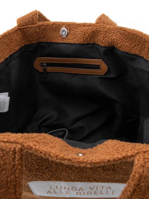 TEDDY COLLECTION Shoulder shopping bag brown - Kids bags and accessories