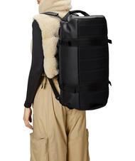 RAINS TEXEL  Backpack Duffel Bag black - Duffle bags - 7