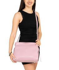 LESAC BIANCOSPINO  Shoulder bag, with shoulder strap, in leather millennial pink - Women’s Bags - 5