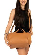 LESAC FRESIA Handbag, with shoulder strap, in leather natural - Women’s Bags - 5