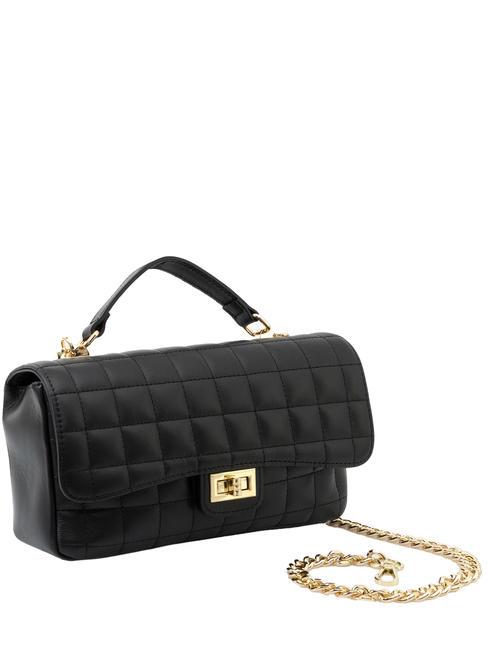 PEONIA  Handbag, with shoulder strap, in leather neros28 - Women’s Bags