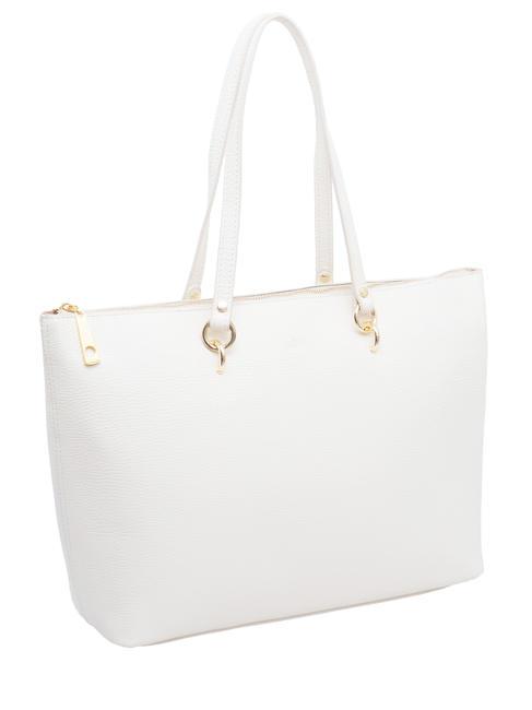 VIOLA  Leather shopping bag optical white - Women’s Bags