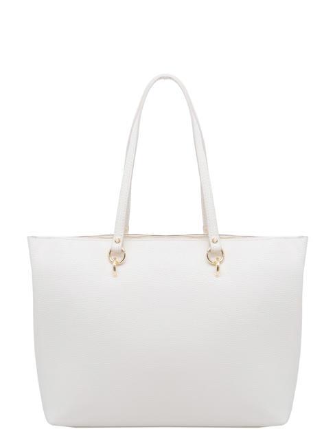 VIOLA  Leather shopping bag optical white - Women’s Bags
