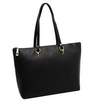 LESAC VIOLA  Leather shopping bag black - Women’s Bags - 2