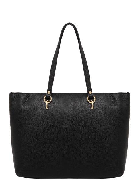 VIOLA  Leather shopping bag black - Women’s Bags