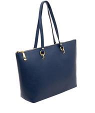 LESAC VIOLA  Leather shopping bag jeans - Women’s Bags - 2