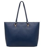 LESAC VIOLA  Leather shopping bag jeans - Women’s Bags - 3