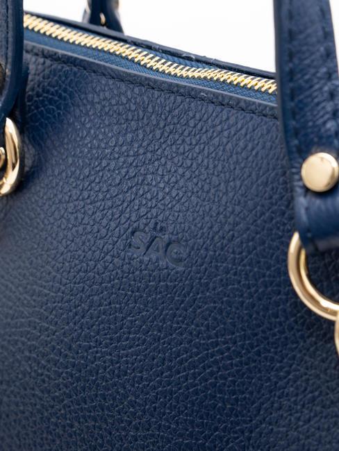 VIOLA  Leather shopping bag jeans - Women’s Bags