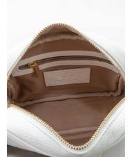 LESAC LUCIA Dollar leather double shoulder bag optical white - Women’s Bags - 3